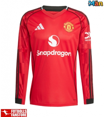 Manchester United Hemmatröja 2025-26 Långärmad